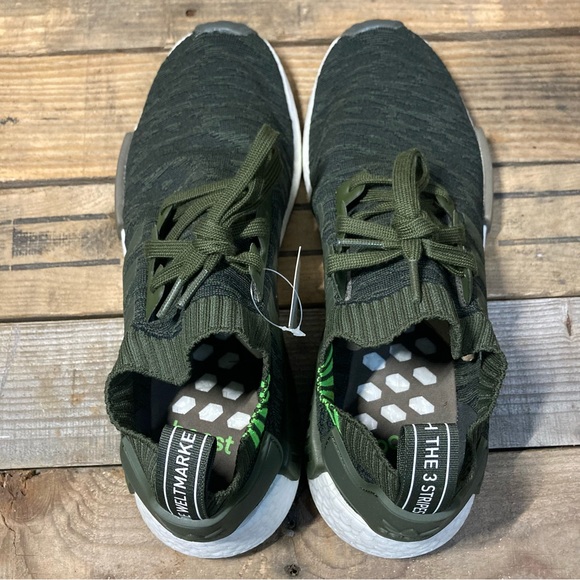 Adidas Men’s NMD R1 Primeknit Shoes CQ2445 Dark Green Camo sz 11 11.5 12 13 - Picture 7 of 9